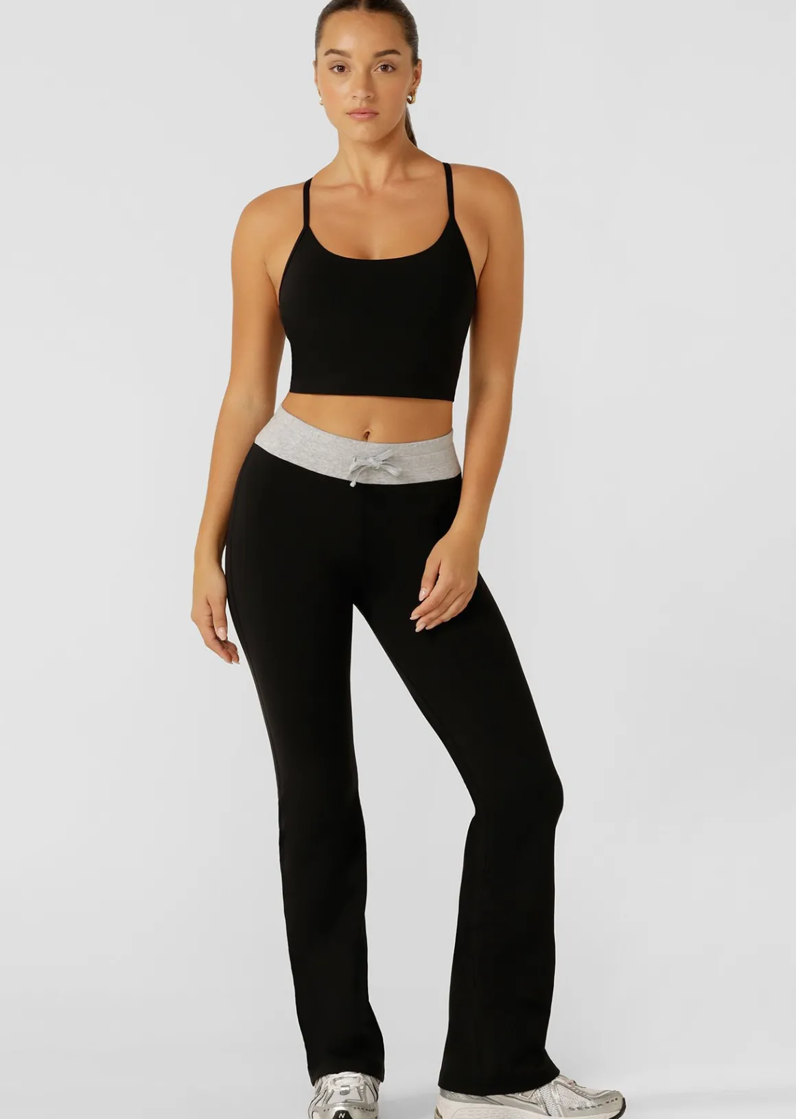 Lorna Jane Flashdance Bootleg Pant Black Clearance