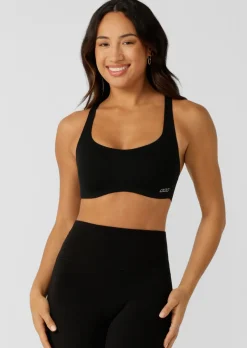 Lorna Jane Flex Appeal Moulded Sports Bra Black Online