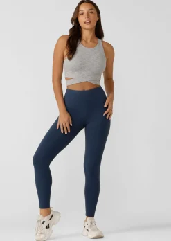 Lorna Jane Get Fit Sports Bra 2.0 GreyMarlStripe New