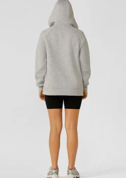 Lorna Jane Heritage Spacer Hoodie GreyMarl Hot