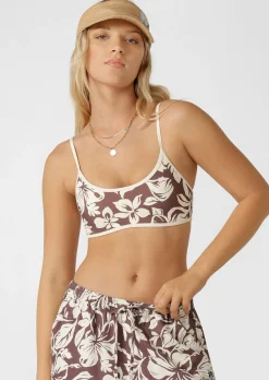 Lorna Jane Hibiscus All Day Sports Bra HibiscusPrint Hot