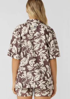 Lorna Jane Hibiscus Weekend Shirt HibiscusPrint Outlet