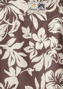 Lorna Jane Hibiscus Weekend Shirt HibiscusPrint Outlet