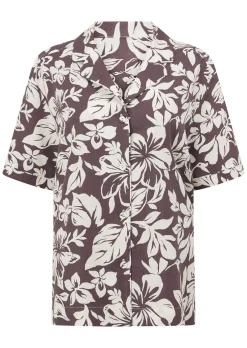 Lorna Jane Hibiscus Weekend Shirt HibiscusPrint Outlet