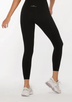 Lorna Jane Hi-Fold Lotus Ankle Biter Leggings Black Sale
