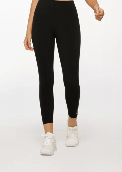 Lorna Jane Hi-Fold Lotus Ankle Biter Leggings Black Sale