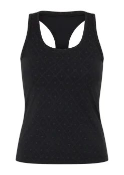 Lorna Jane High Definition Reflective Active Tank BlackReflectiveMonogramPrint Online