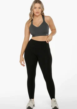 Lorna Jane Hold And Mould Sports Bra Titanium Discount