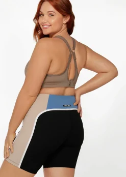 Lorna Jane Hold And Mould Sports Bra Bone New