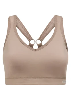 Lorna Jane Hold And Mould Sports Bra Bone New
