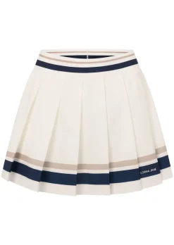 Lorna Jane Horizon Swing Pleat Skirt Porcelain Clearance