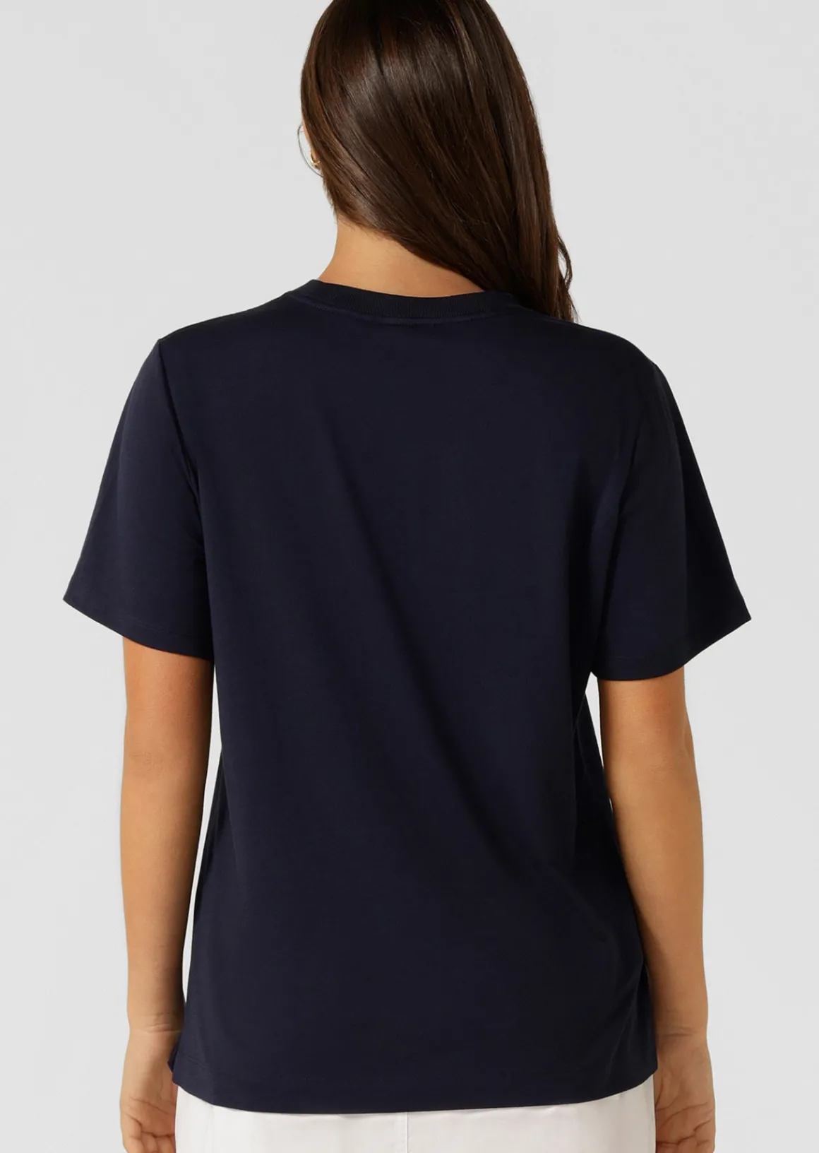 Lorna Jane Iconic Heritage Relaxed T-Shirt FrenchNavy Clearance