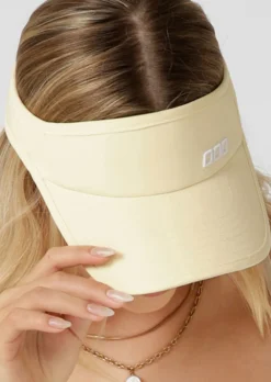 Lorna Jane Icons Ventilation Visor LemonCream Sale