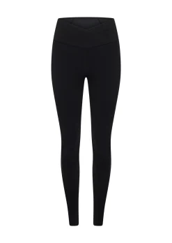 Lorna Jane Inspire Wrap Waist Ankle Biter Leggings Black Discount
