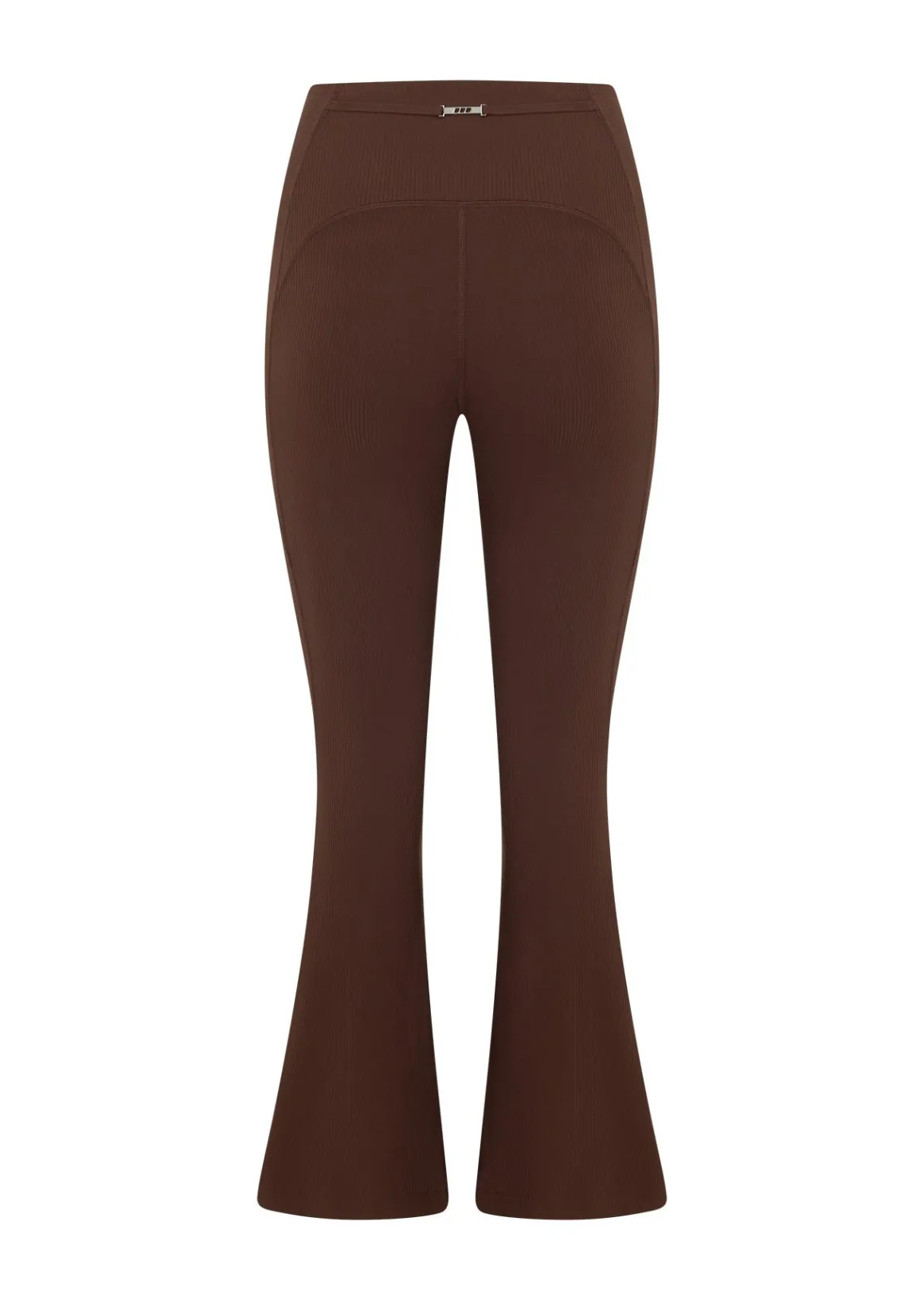 Lorna Jane Irresistible Stomach Support Rib Flared Leggings Espresso Online