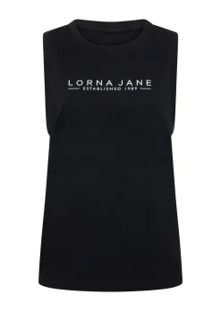Lorna Jane Kickstart Muscle Tank Black Sale