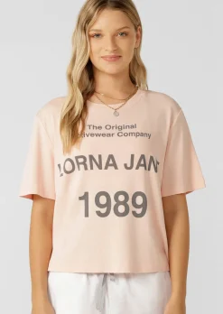 Lorna Jane Legacy T-Shirt WashedDarkDustyPink Clearance