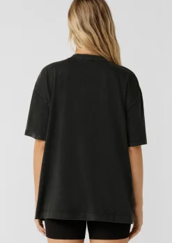 Lorna Jane Let's Go Girls Boyfriend T-Shirt WashedBlack Hot