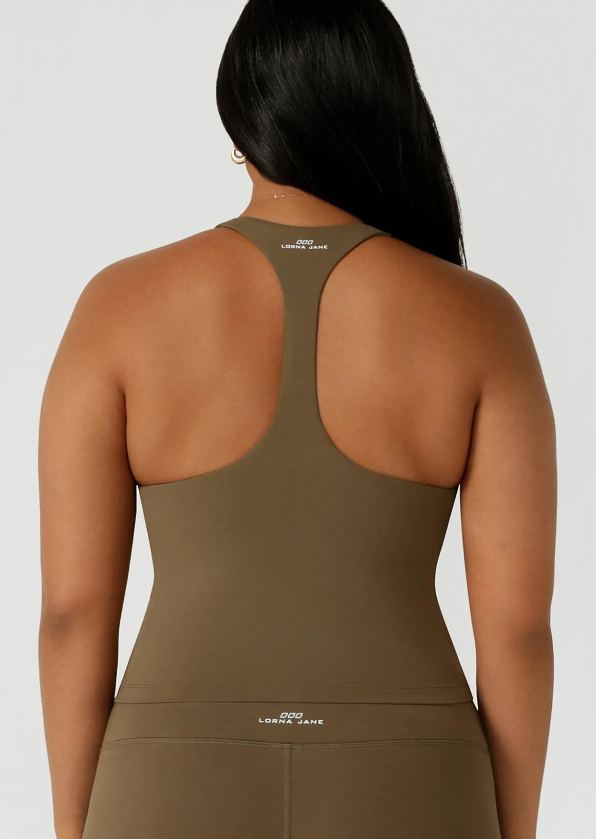 Lorna Jane Liberty Tank Bra Combo Hazel