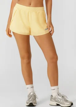 Lorna Jane Lightspeed Phone Pocket Run Short LemonCream Best
