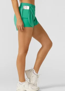 Lorna Jane Lightspeed Phone Pocket Run Short SeaGlass Best
