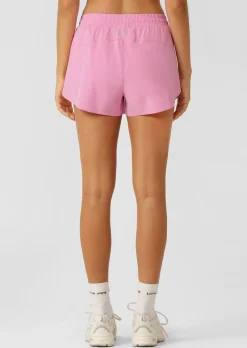 Lorna Jane Lightspeed Phone Pocket Run Short PinkMauve Clearance
