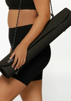 Lorna Jane Lightweight Exercise Mat Black Clearance
