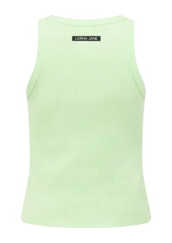 Lorna Jane LJ Basics Rib Tank IceGreen Clearance