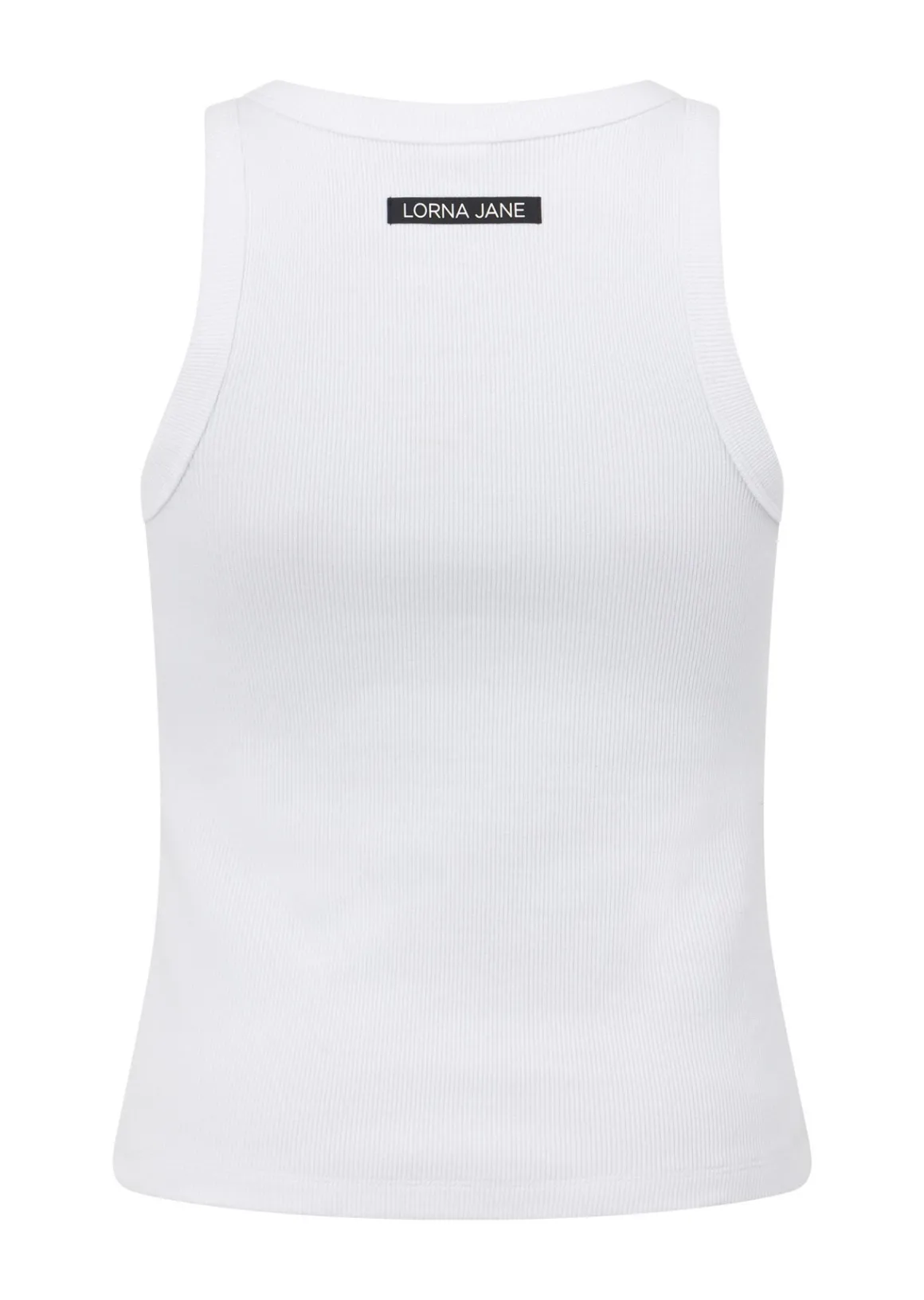 Lorna Jane LJ Basics Rib Tank White Discount