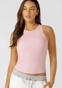 Lorna Jane LJ Basics Rib Tank SweetPink Outlet