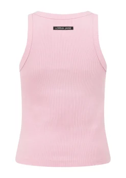 Lorna Jane LJ Basics Rib Tank SweetPink Outlet
