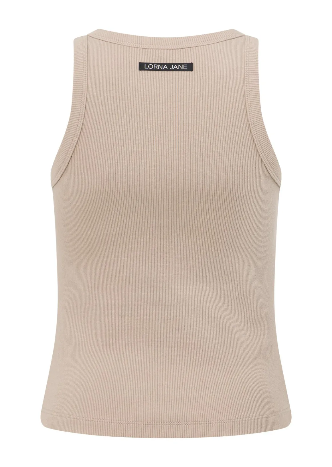 Lorna Jane LJ Basics Rib Tank Latte Discount