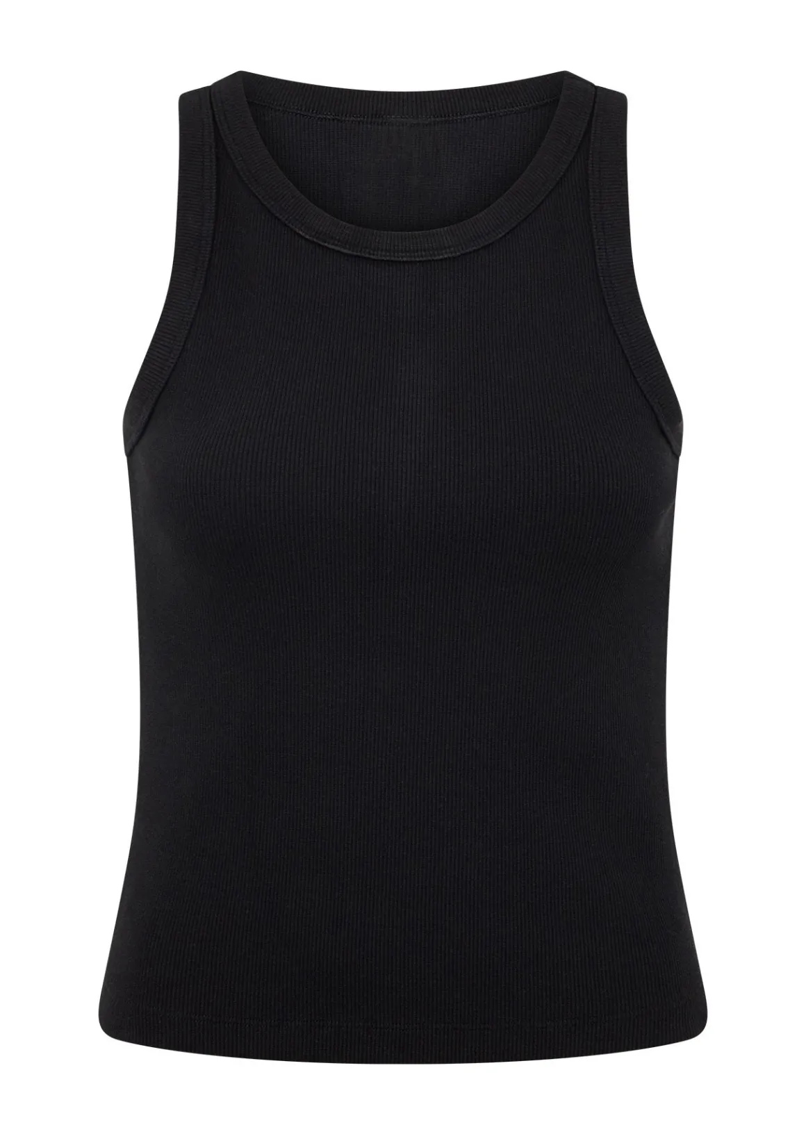 Lorna Jane LJ Basics Rib Tank Black Outlet
