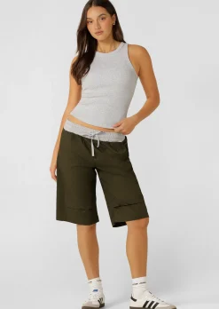 Lorna Jane LJ Basics Rib Tank LightGreyMarl New
