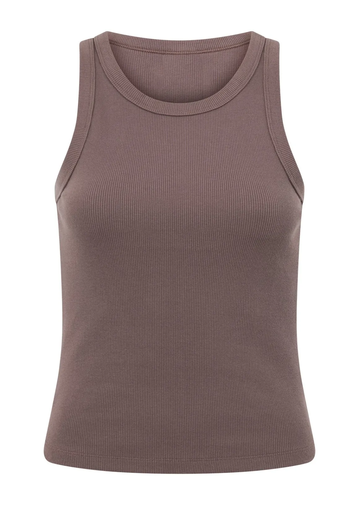 Lorna Jane LJ Basics Rib Tank Stone Best