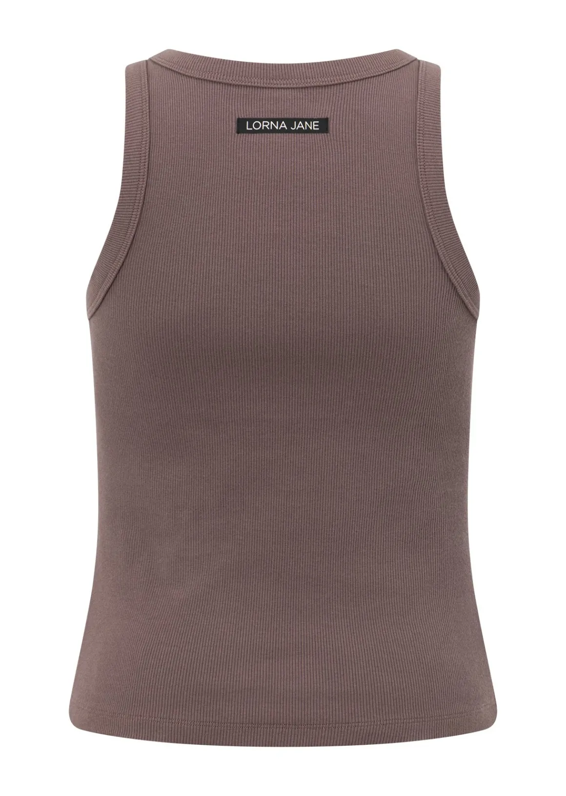 Lorna Jane LJ Basics Rib Tank Stone Best