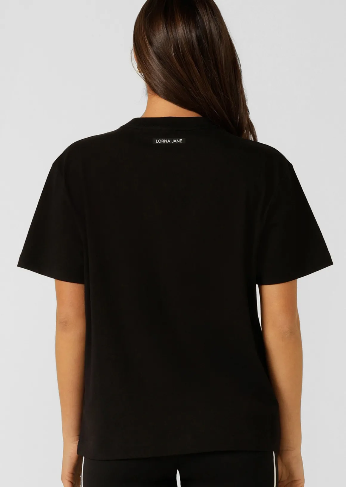 Lorna Jane LJ Basics T-shirt Black Clearance