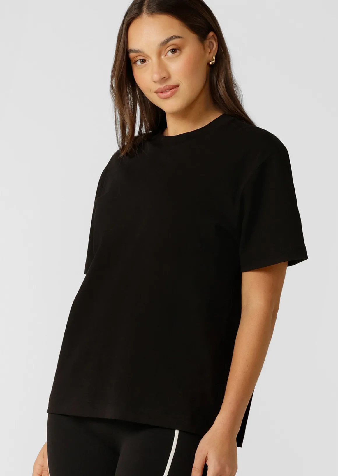 Lorna Jane LJ Basics T-shirt Black Clearance