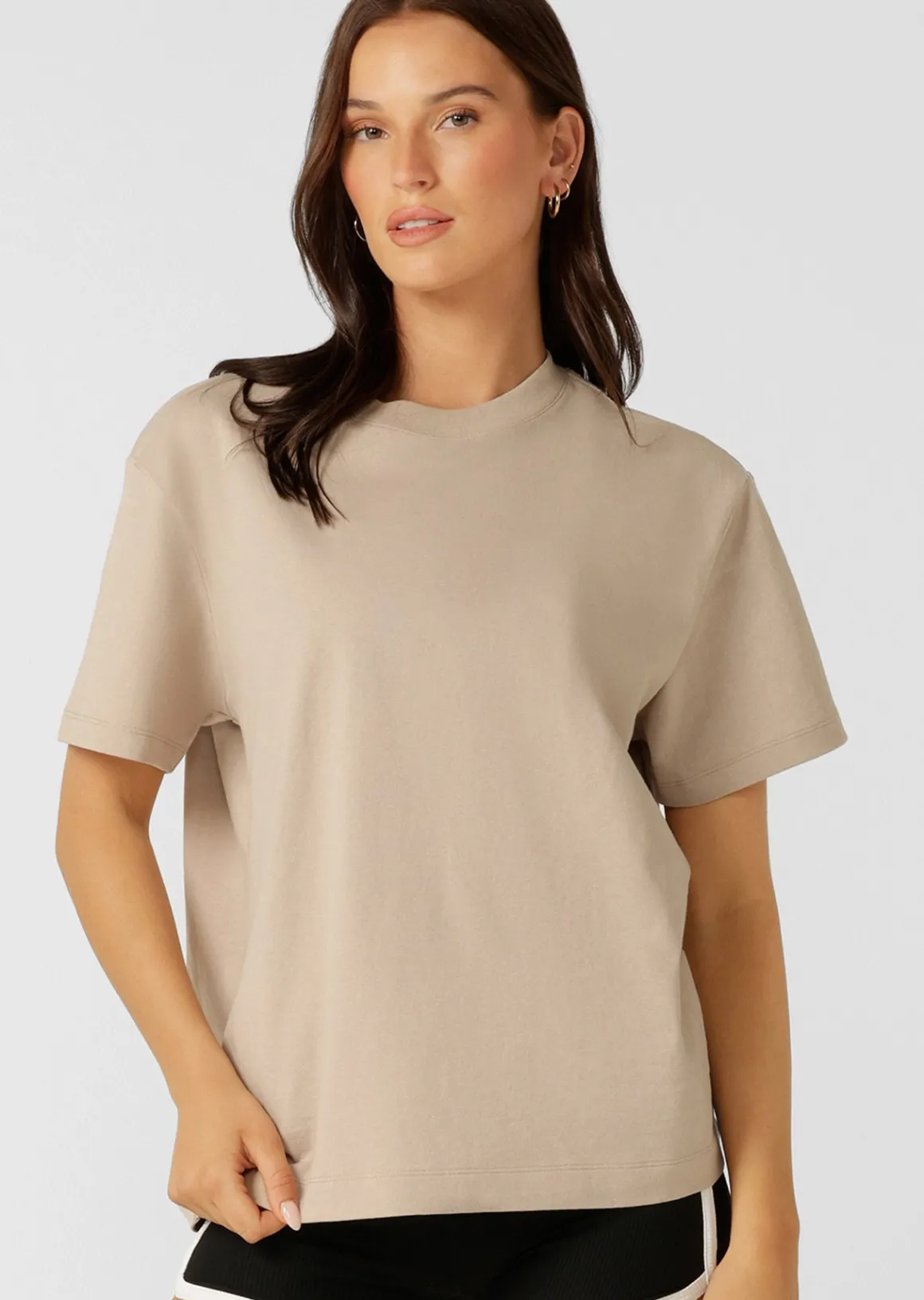 Lorna Jane LJ Basics T-shirt Latte