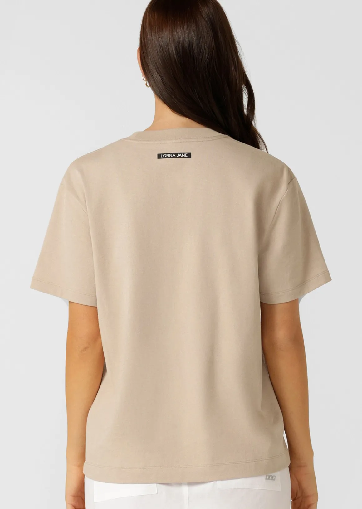 Lorna Jane LJ Basics T-shirt Latte