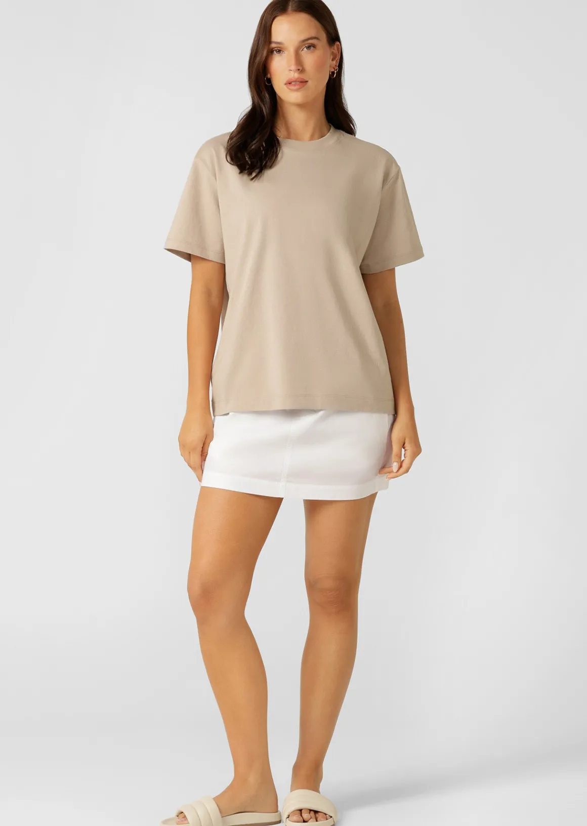 Lorna Jane LJ Basics T-shirt Latte
