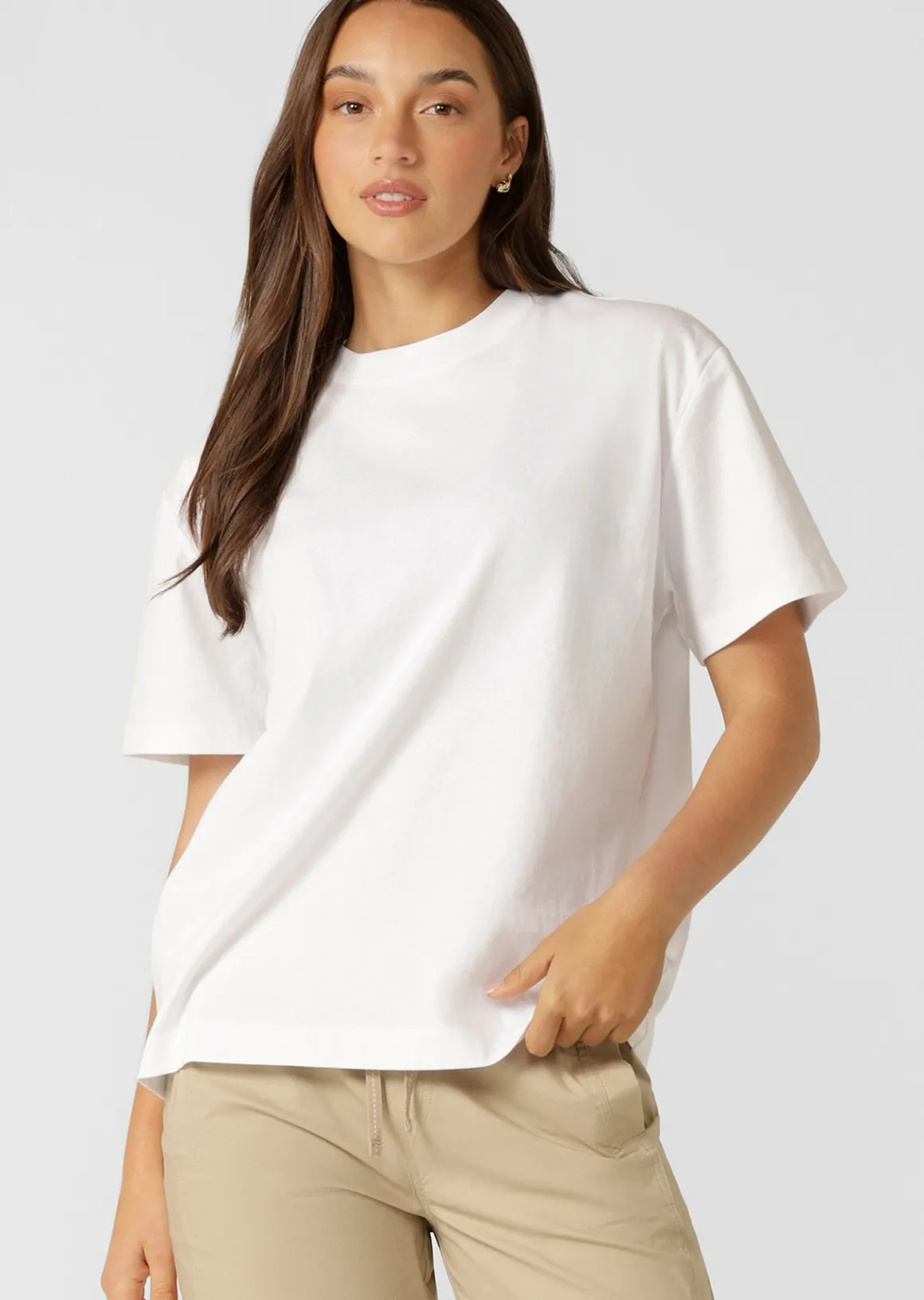 Lorna Jane LJ Basics T-shirt White Hot