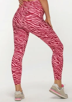 Lorna Jane LJ Maternity Ankle Biter Leggings BrightZebraPrint Outlet