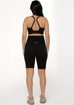 Lorna Jane LJ Maternity Bike Short Black New