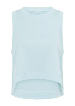 Lorna Jane LJ Maternity Cropped Bump Active Tank BlueSky Sale