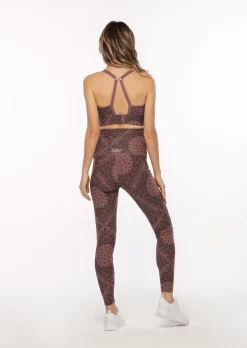 Lorna Jane LJ Maternity Full Length Leggings BandanaPrint Hot