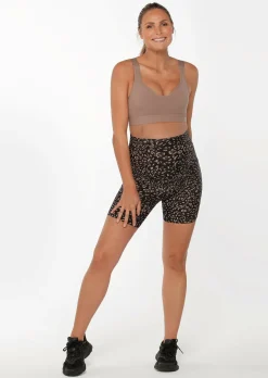 Lorna Jane LJ Maternity Phone Pocket Bike Short NightCatPrint