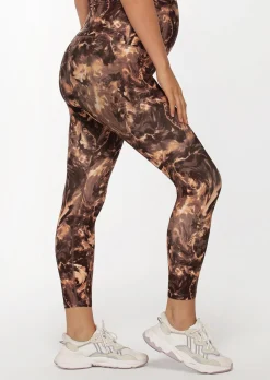 Lorna Jane LJ Maternity Printed Ankle Biter Leggings MarblePrint Discount