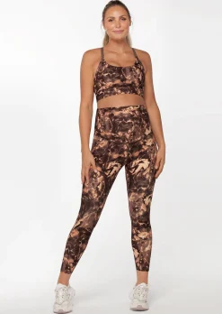 Lorna Jane LJ Maternity Printed Ankle Biter Leggings MarblePrint Discount