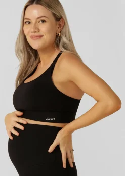 Lorna Jane LJ Nursing Bra Black Hot